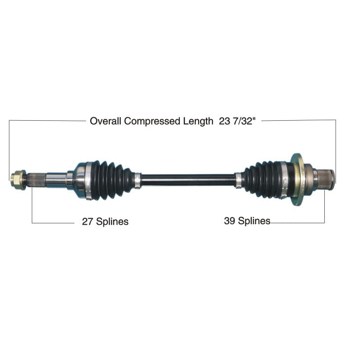 TYTANEUM Heavy Duty CV Axle for Yamaha Rear Left – Part Number 813-0342
