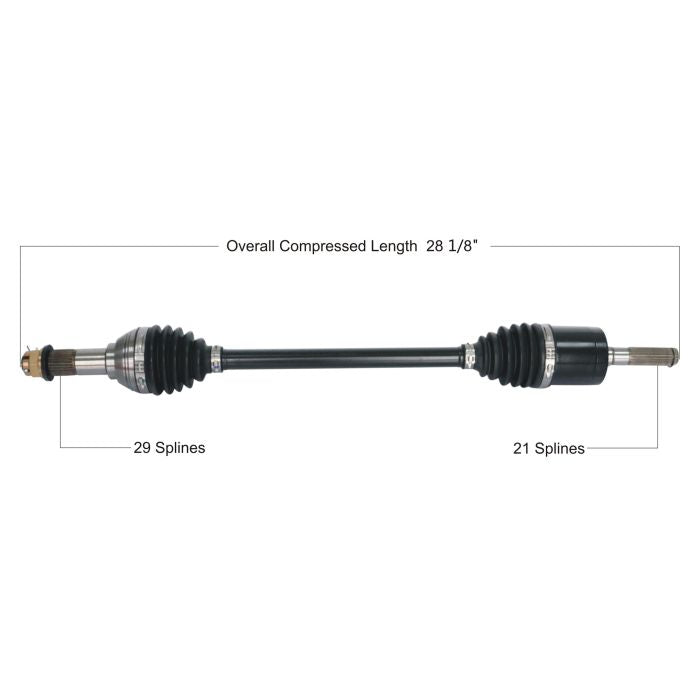 TYTANEUM Heavy Duty CV Axle - Part Number 813-0372 for Durable Vehicle Performance