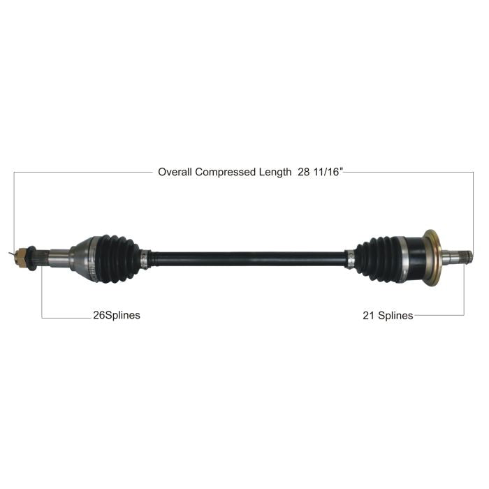 TYTANEUM Heavy Duty CV Axle 813-0375 for Enhanced Vehicle Performance