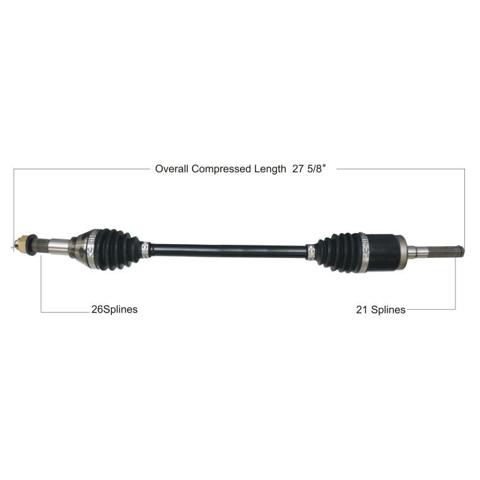 TYTANEUM Heavy Duty CV Axle - Part Number 813-0379
