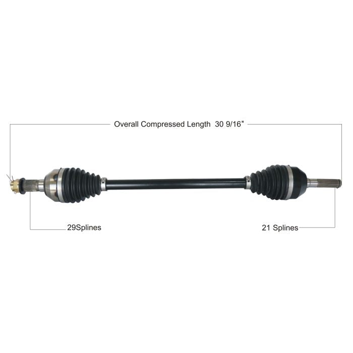 TYTANEUM Heavy Duty CV Axle (Part Number 813-0381)
