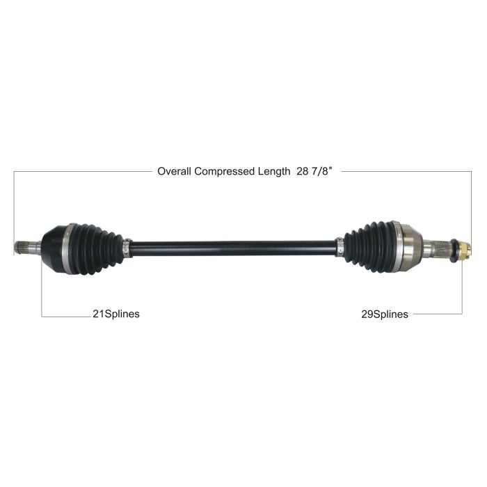 TYTANEUM Heavy Duty CV Axle - Part Number 813-0382