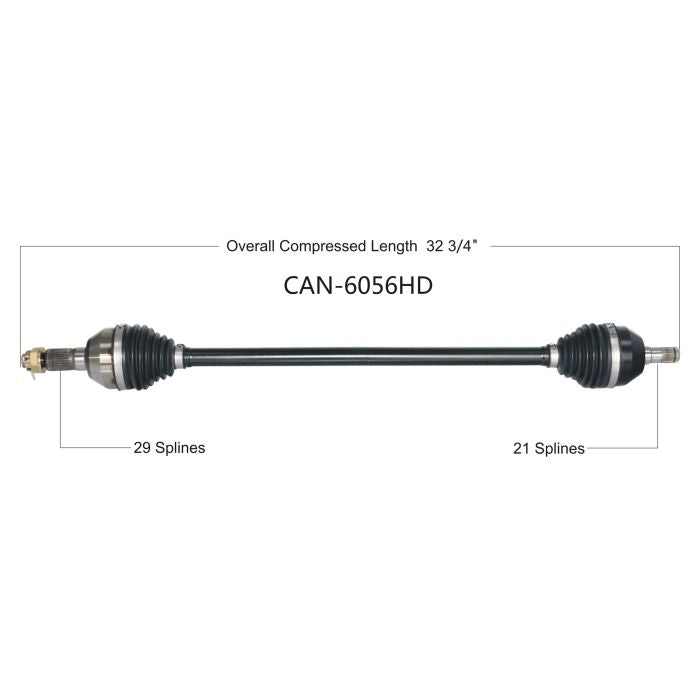 TYTANEUM Heavy Duty CV Axle - Part Number 813-0385 for Reliable Vehicle Performance