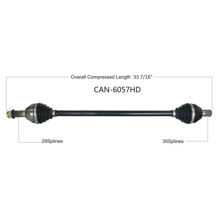 TYTANEUM Heavy Duty CV Axle 813-0386 for Durable Vehicle Performance
