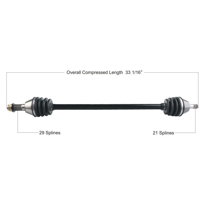 TYTANEUM OE Replacement CV Axle for Can-Am Front Right - Part Number CAN-7060