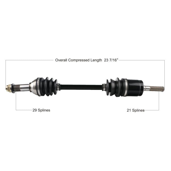 TYTANEUM OE Replacement CV Axle for Can Am Front Left - Part Number CAN-7061
