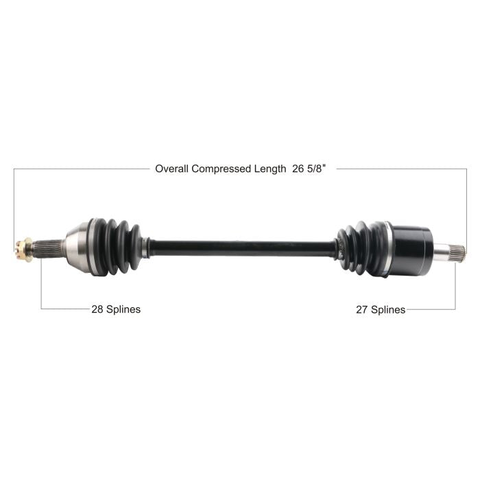 TYTANEUM Honda Rear Right OE Replacement CV Axle (Part Number HON-7042)