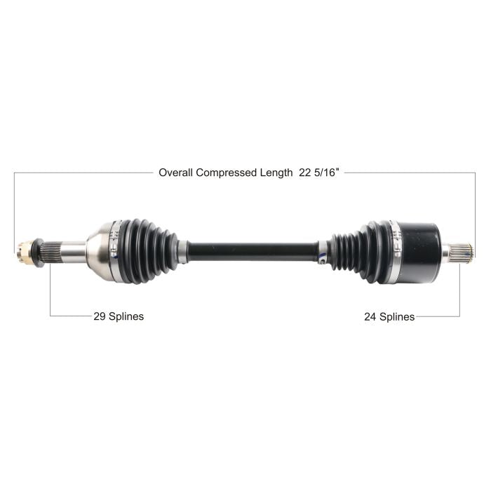 TYTANEUM Heavy Duty Replacement CV Axle for Can-Am Rear Left/Right – Part Number CAN-6059HD