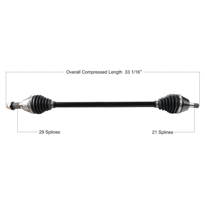 TYTANEUM Heavy Duty Replacement CV Axle for Can-Am Front Right (Part #CAN-6060HD)
