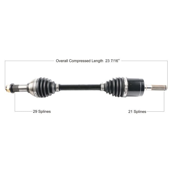 TYTANEUM Heavy Duty Replacement CV Axle for Can-Am Front Left (Part #CAN-6061HD)