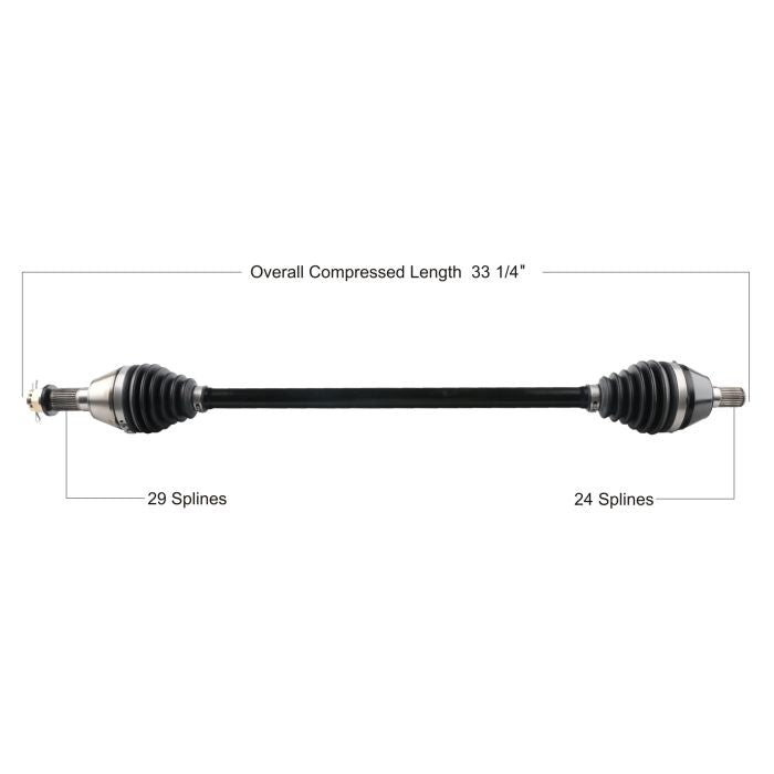 TYTANEUM Heavy Duty Replacement CV Axle for Can-Am Front Left/Right – Model CAN-6062HD