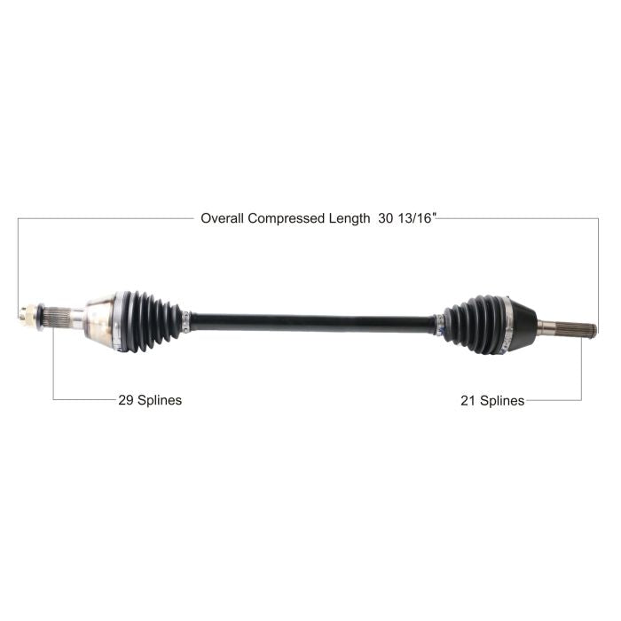 TYTANEUM Heavy Duty Replacement CV Axle for Can-Am Front Left - Model CAN-6065HD