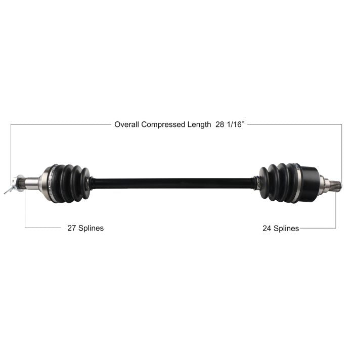 TYTANEUM Arctic Cat OE Replacement CV Axle (Part Number ARC-7028)