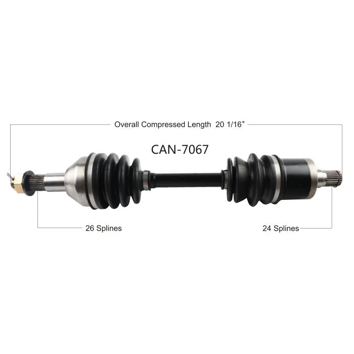 TYTANEUM CAN-AM OE Replacement CV Axle Model CAN-7067