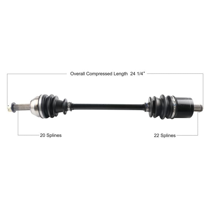 TYTANEUM POL-7072 Polaris OE Replacement CV Axle