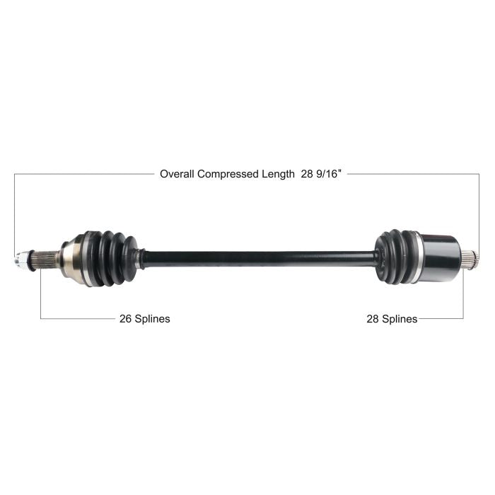 TYTANEUM Polaris OE Replacement CV Axle (Part #POL-7079)