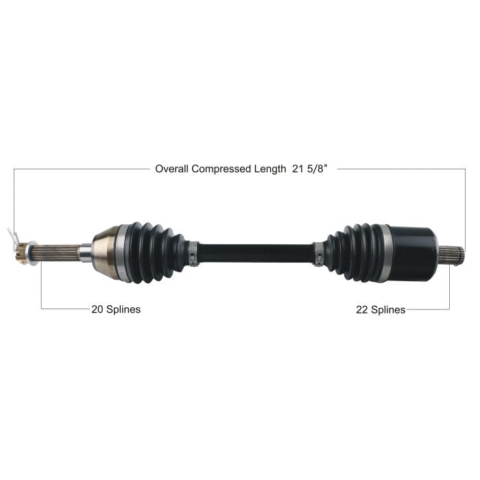 TYTANEUM Polaris Heavy Duty CV Axle POL-6068HD – Durable Drive Shaft Replacement