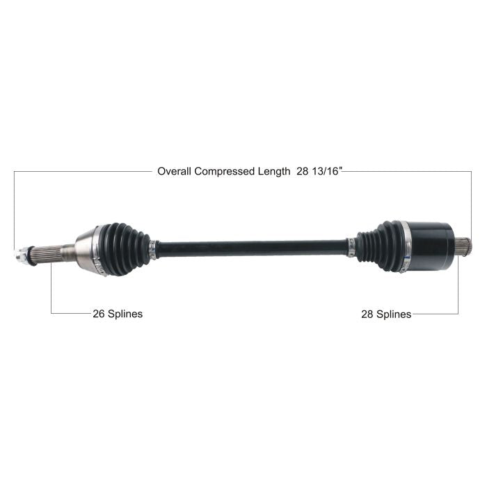 TYTANEUM Polaris Heavy Duty CV Axle - Part Number POL-6071HD