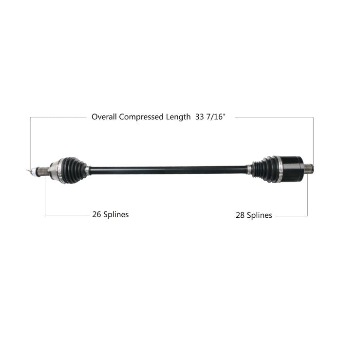 TYTANEUM Polaris Heavy Duty CV Axle (Part Number: POL-6078HD)