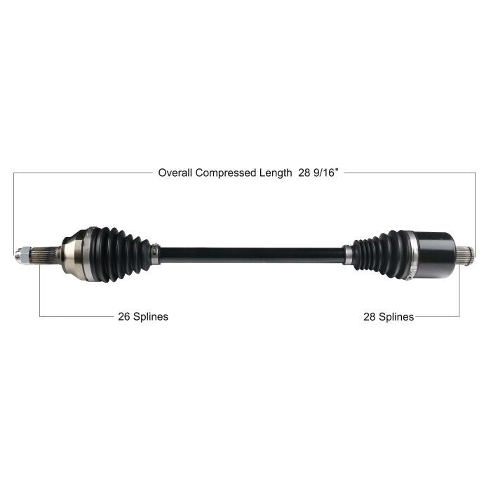 TYTANEUM Polaris Heavy Duty CV Axle (Part Number: POL-6079HD)