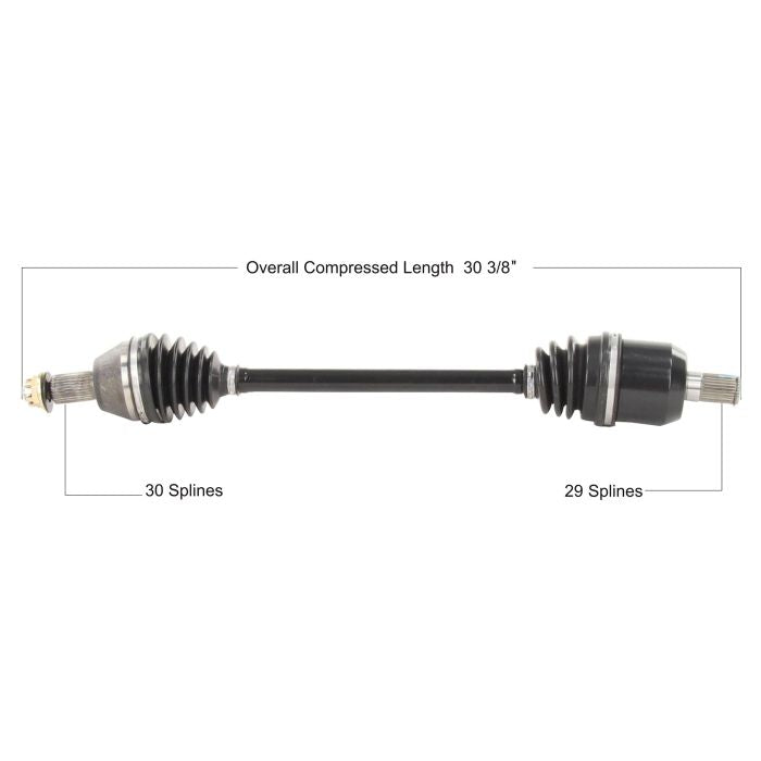 TYTANEUM Honda Rear Left/Right OE Replacement CV Axle – Part Number HON-7048