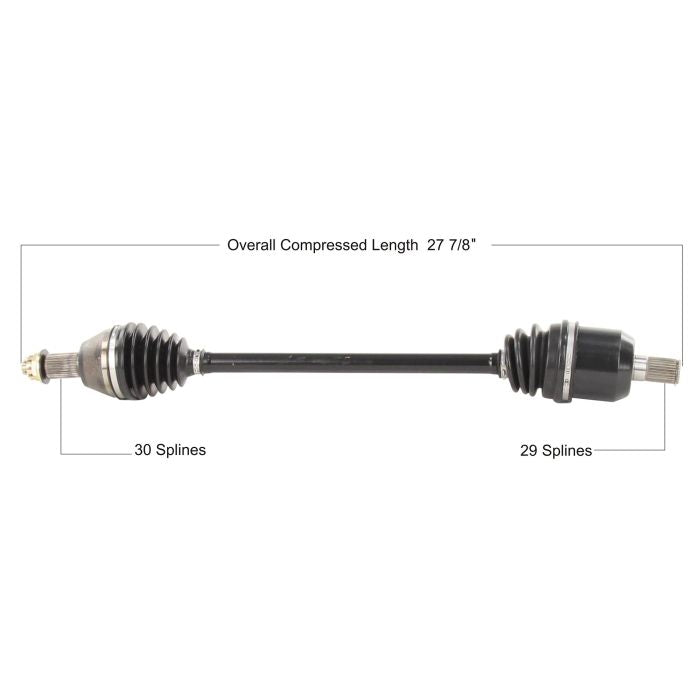 TYTANEUM HON-7049 OE Replacement CV Axle for Honda Rear Left or Right