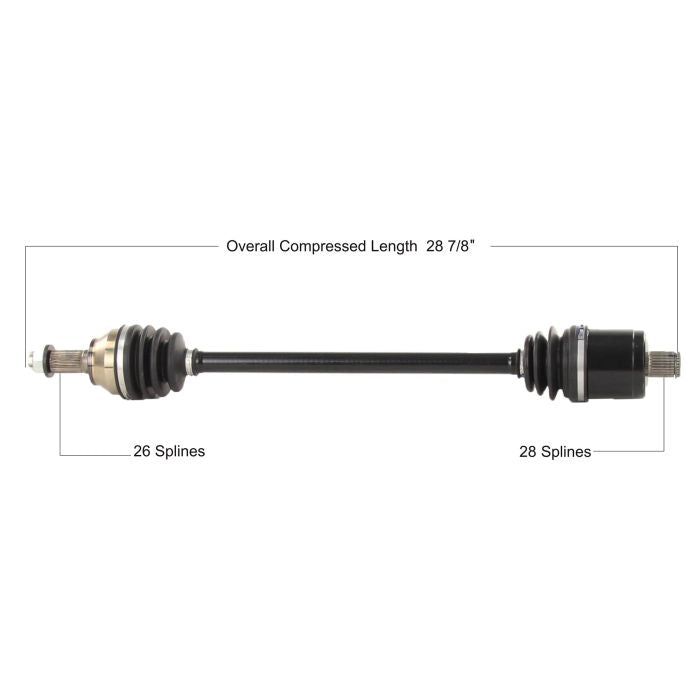 TYTANEUM OE Replacement CV Axle for Polaris Rear Left/Right – Part POL-7082