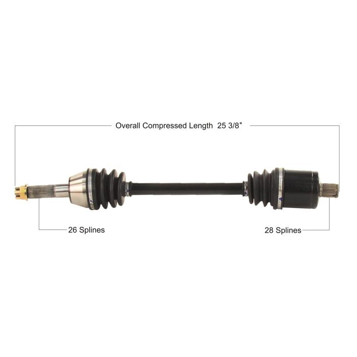 TYTANEUM OE Replacement CV Axle for Polaris Rear Left/Right - Part POL-7084