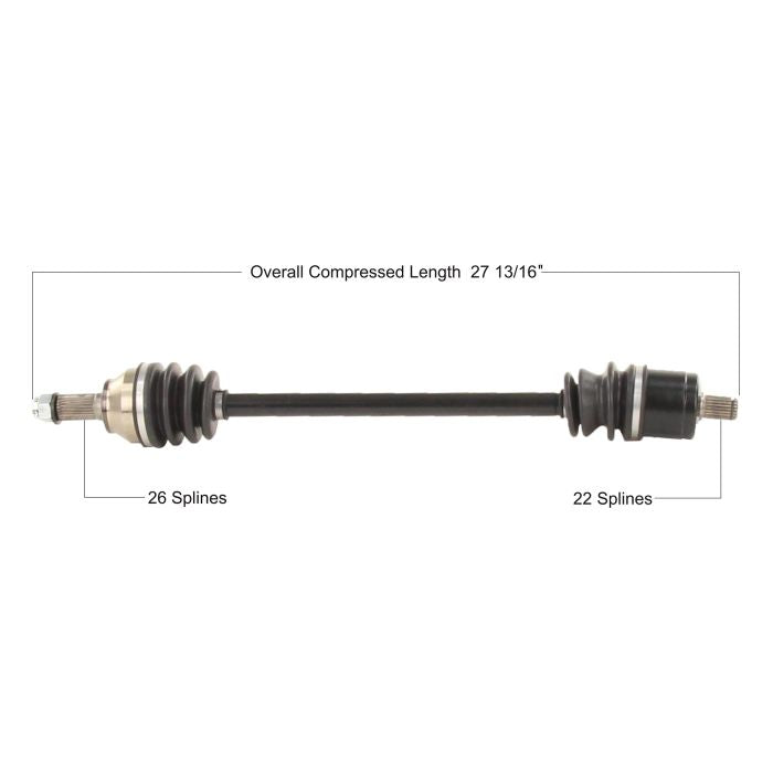 TYTANEUM Polaris Front Left/Right OE Replacement CV Axle - Part Number POL-7086