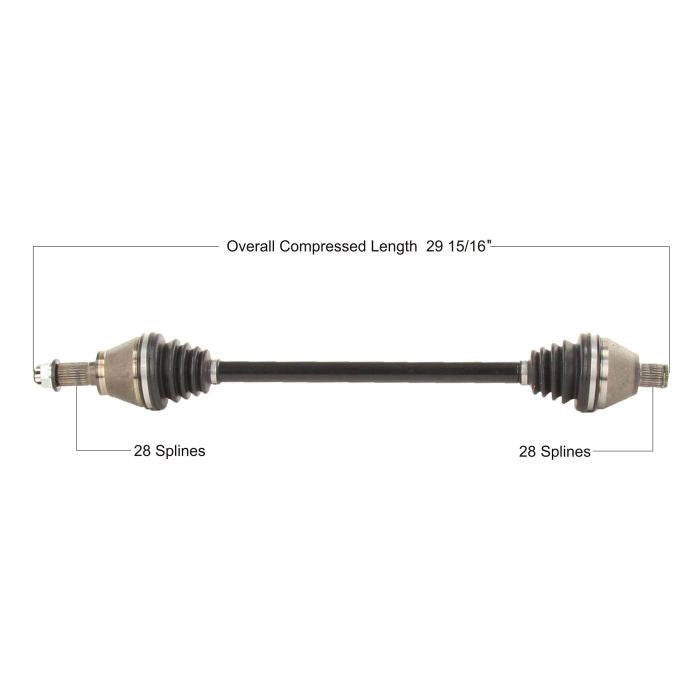 TYTANEUM OE Replacement CV Axle for Polaris Rear Left/Right – Part POL-7087