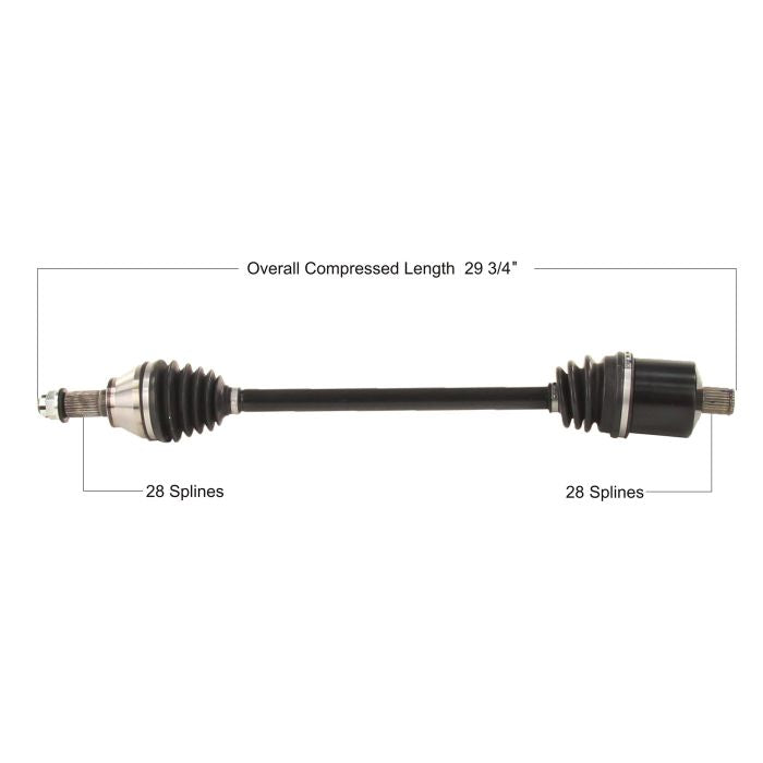 TYTANEUM OE Replacement CV Axle for Polaris Front Left/Right – Part POL-7088