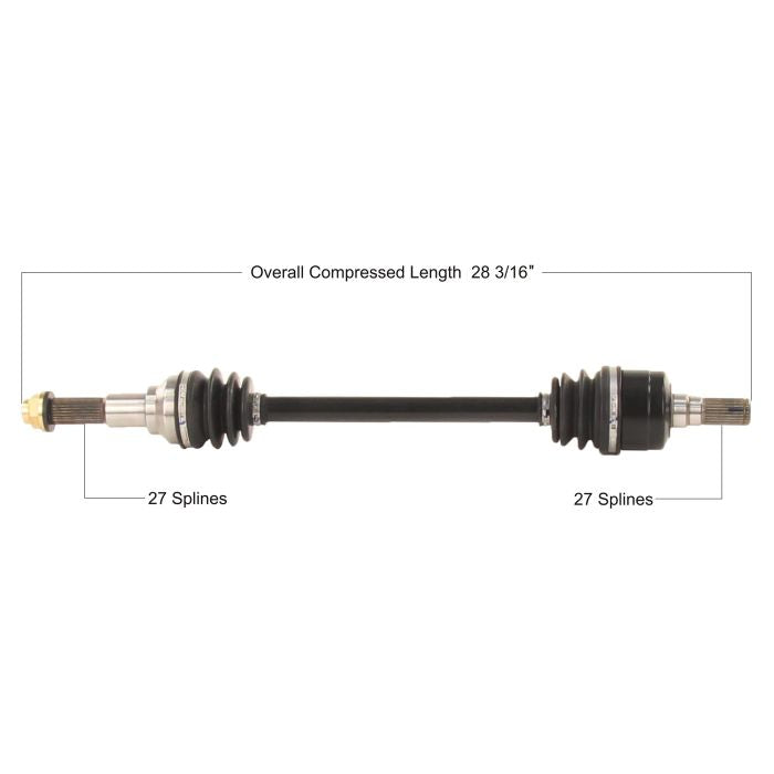 TYTANEUM OE Replacement CV Axle for Yamaha Rear Left/Right – Part YAM-7038