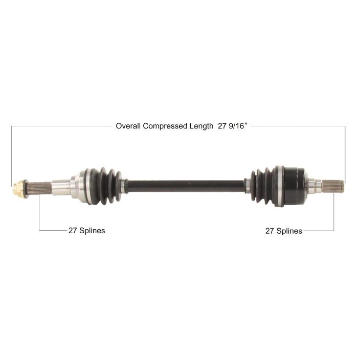 TYTANEUM OE Replacement CV Axle for Yamaha Rear Left/Right - Model YAM-7040
