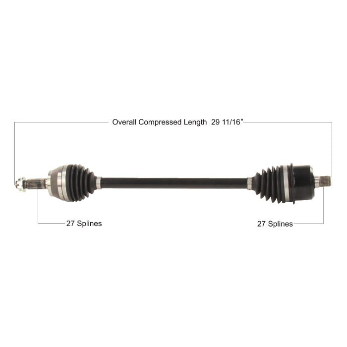 TYTANEUM Heavy Duty CV Axle for Arctic Cat Front Left/Right – Part Number ARC-6034HD