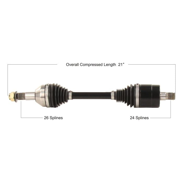 TYTANEUM Heavy Duty CV Axle for Can-Am Rear Left/Right - Model CAN-6077HD