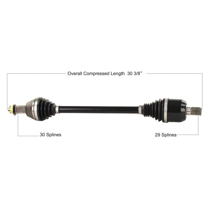 TYTANEUM Heavy Duty CV Axle for Honda Rear Left/Right - Part No. HON-6048HD