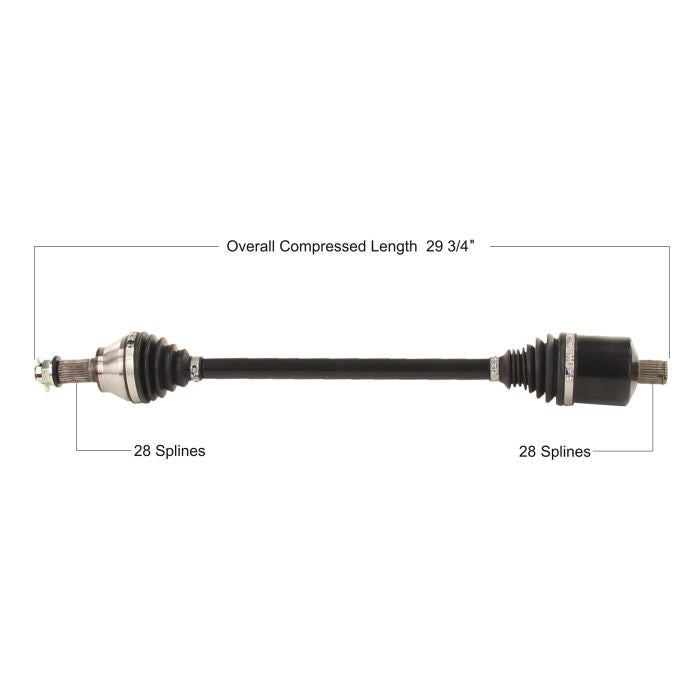 TYTANEUM Heavy Duty CV Axle for Polaris Front Left/Right – Part POL-6088HD