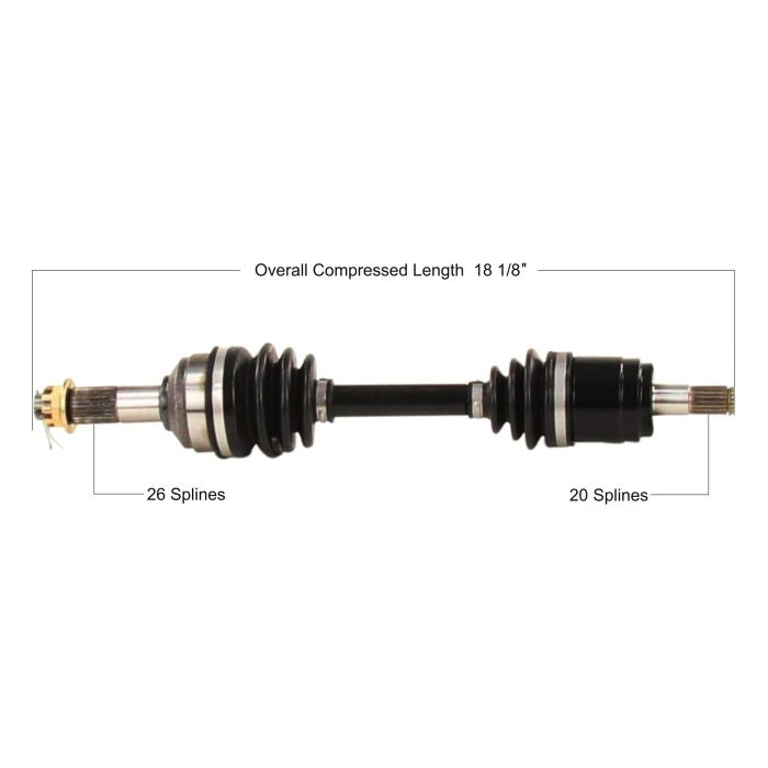 TYTANEUM Honda CV Axle Replacement Part HON-7053