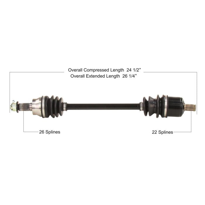 TYTANEUM CV Axle OE Replacement for Polaris - Part Number POL-7090