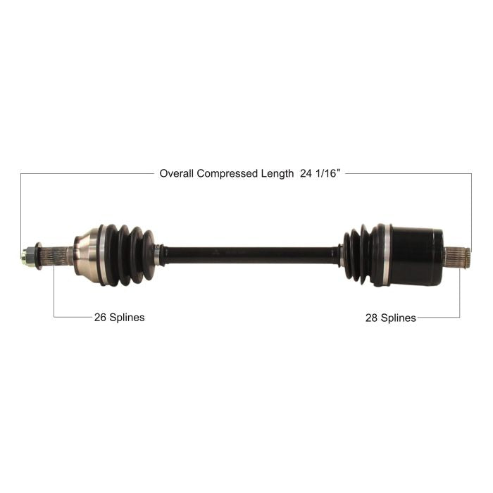 TYTANEUM CV Axle OE Replacement for Polaris – Part Number POL-7091