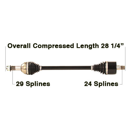TYTANEUM Can-Am CV Axle Heavy Duty Replacement – Model CAN-6078HD
