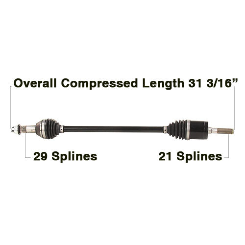TYTANEUM Can-Am CV Axle Heavy Duty Replacement – Part Number CAN-6084HD
