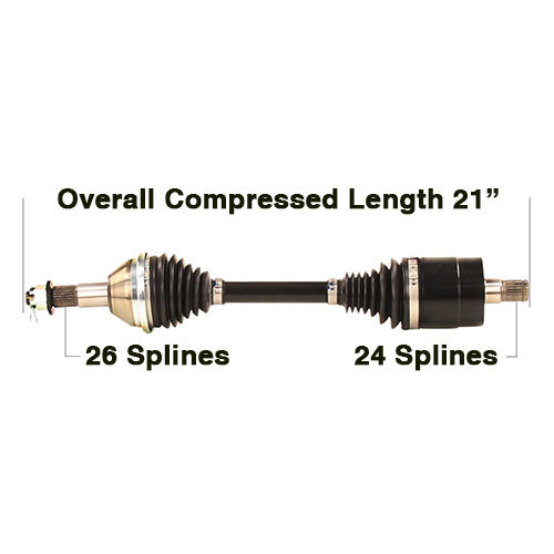 TYTANEUM CAN-6092HD Heavy Duty CV Axle Replacement for Can-Am Vehicles