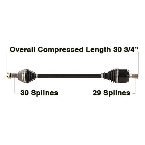 TYTANEUM Heavy Duty CV Axle Replacement for Honda - Part Number HON-6052HD
