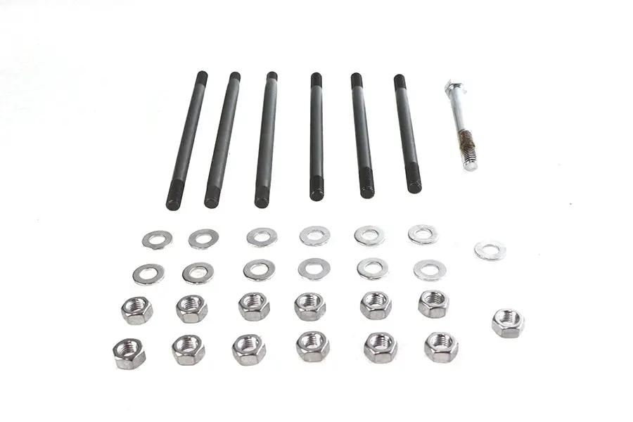 Colony Chrome Stock Engine Case Bolt Kit for Harley Davidson FL Models by Colony