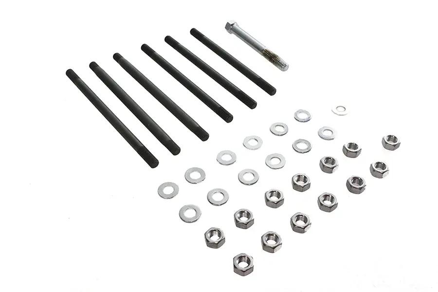 Colony Chrome Stock Engine Case Bolt Kit for Harley Davidson FL Models by Colony