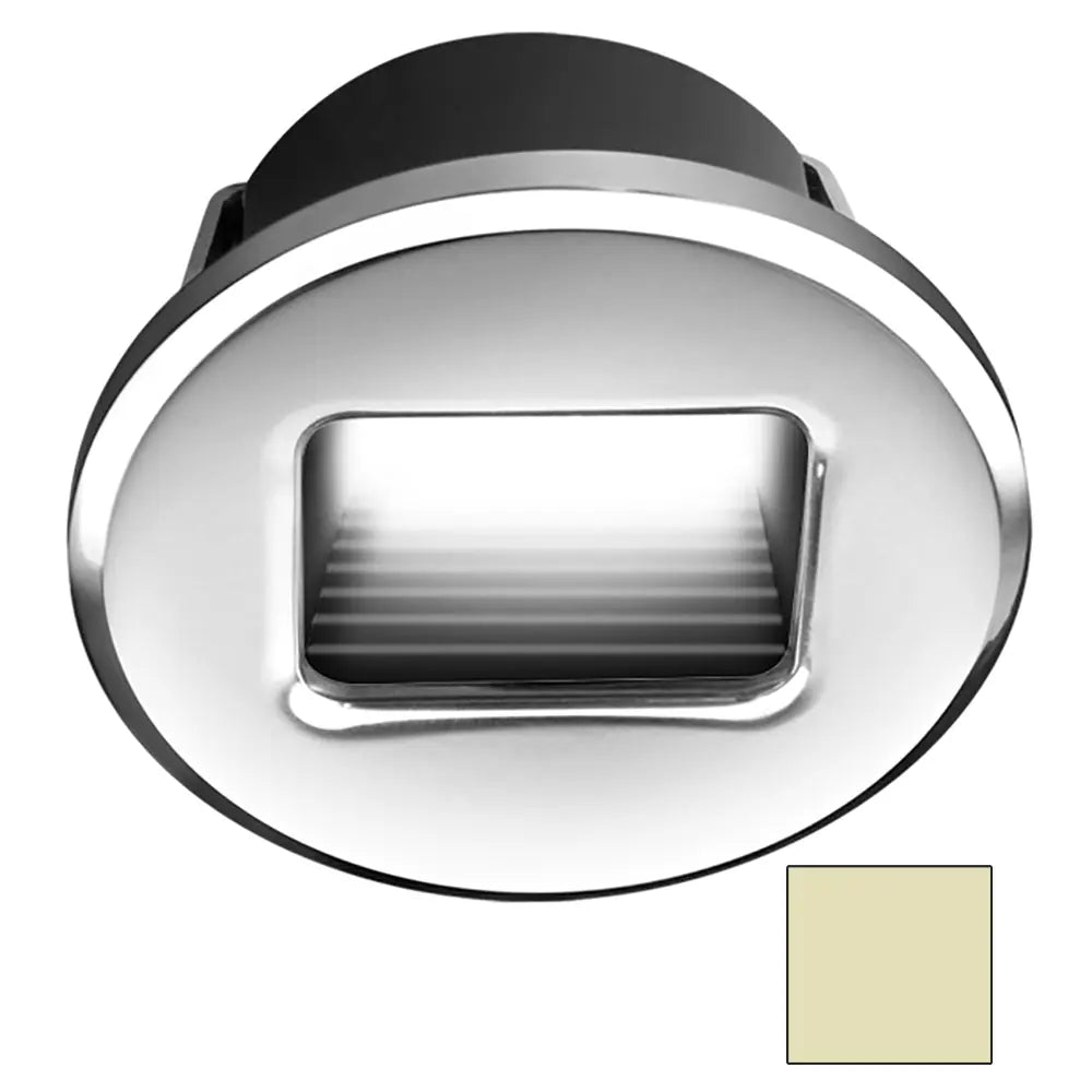 i2Systems Ember E1150Z Snap-In Polished Chrome Round LED Fixture with Warm White Light