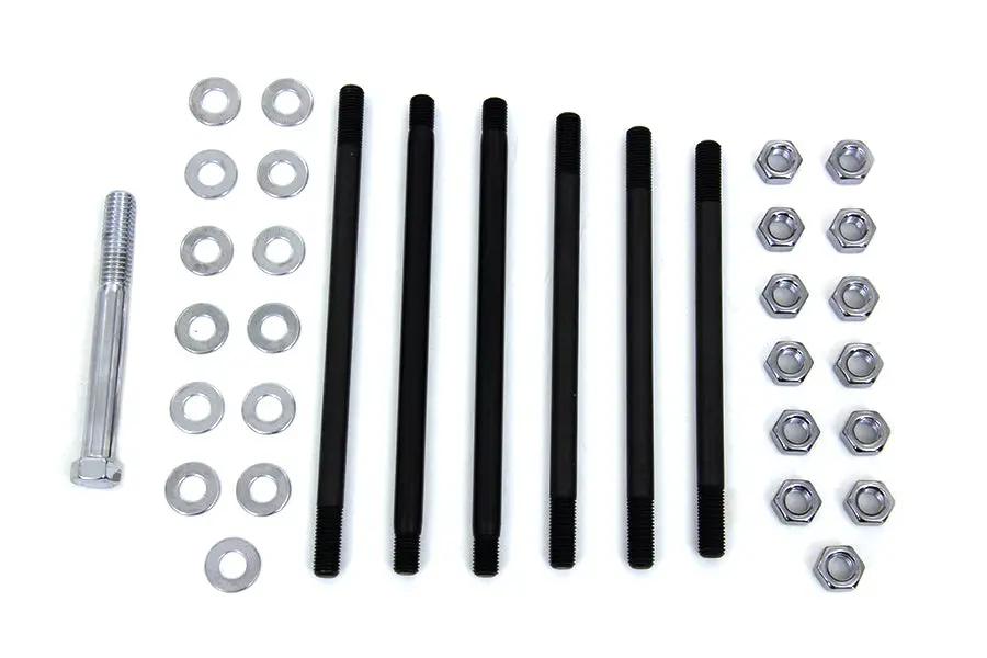 Colony Chrome Stock Engine Case Bolt Kit for Harley Davidson FL (1948-1957) by Colony