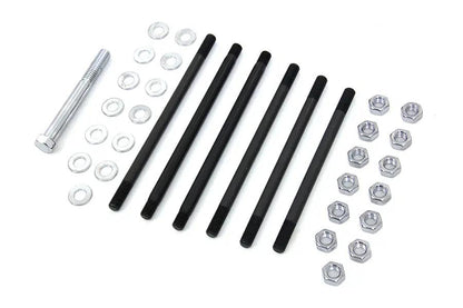 Colony Chrome Stock Engine Case Bolt Kit for Harley Davidson FL (1948-1957) by Colony