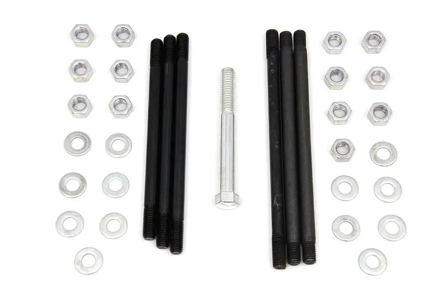 Colony Cadmium Stock Engine Case Bolt Kit for Harley Davidson FL Models by Colony